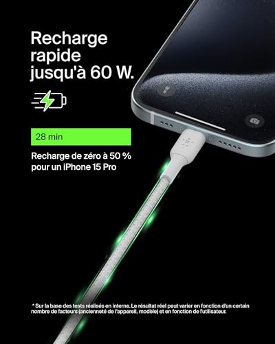 Belkin Câble USB C vers USB C renforcé 2 - vue 4