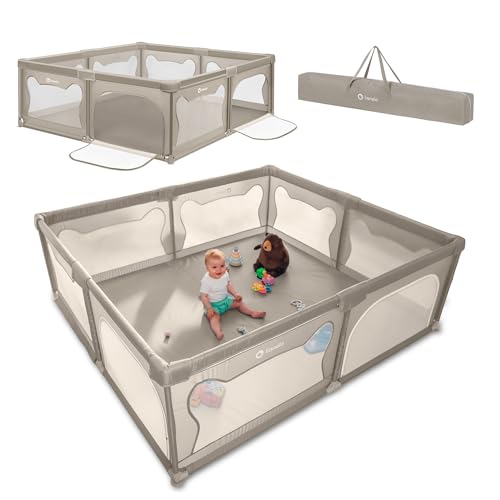 LIONELO WILLOW XL Laufgitter Baby, ab 0-48 Monaten große Fläche...