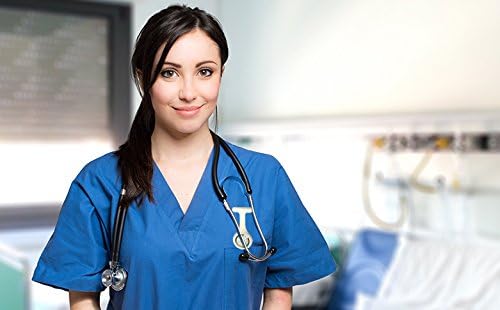 Miniatura 6 de Elite Medical Instruments EMI Scrub - Reloj inteligente de silicona con solapa para enfermera color blanco con diseño de pin en el diseño Blanco