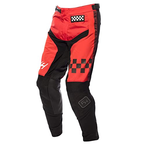 FASTHOUSE Pantalón Speed Style, Rojo/Negro, 56