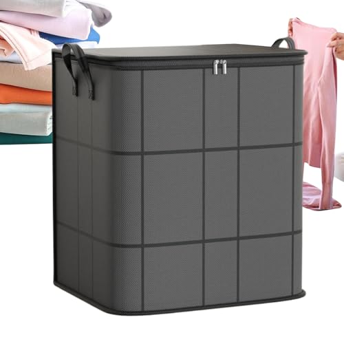Bolsas de almacenaje de ropa grandes organizador textil transpirable para armario de casa 2