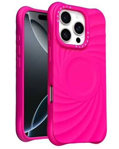 Coque iPhone 16 Pro silicone MagSafe ORNARTO antichoc