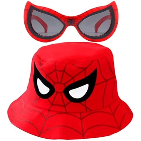 LGQHCE Kids Spider Bucket Hat Set Cover
