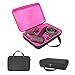 Produktbild Hosoncovy Groove Deign Hard Carrying Case Reisetasche Aufbewahrungstasche Haartrocknerhalter Organizer Schutzhülle für Dyson Supersonic Haartrockner HD01 HD03 und Düsen (Schwarz)