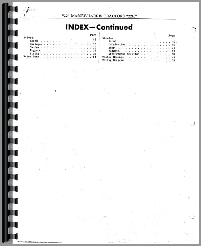 Miniatura 2 de Jensales Manual de servicio (reparación) compatible con Massey Harris 22 Tractor
