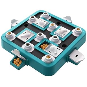 Dog Puzzle Toy, Food Treat Feeder, Mental Stimulation, Green