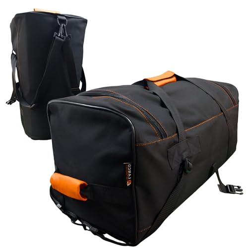 LANCO Automotive Dachbox Tasche (Extrem Robustes Material, Tragegriffe zum einfachen Be- und Entladen, Leichtgängige Reißverschlüsse, klick-Befestigung, Verwendbar als Rucksack & Reisetasche)