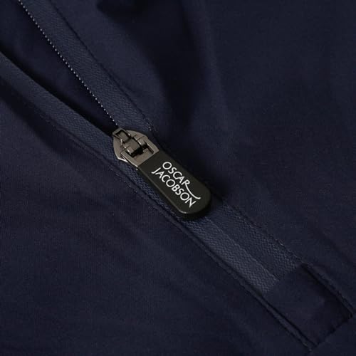 Oscar Jacobson Mens Laguna Windproof Lightweight Quarter Zip Golf Jacket - Image 5