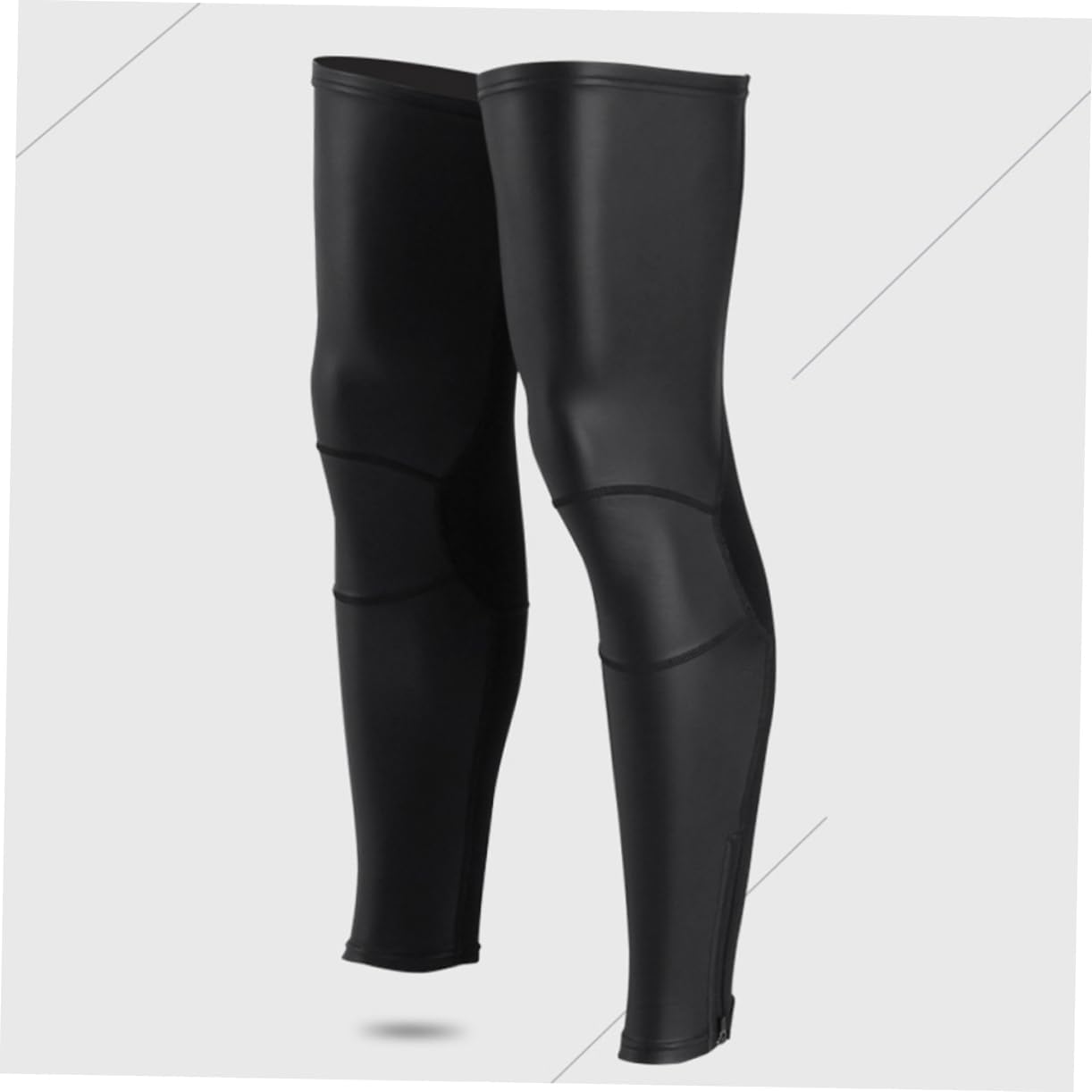 Ipetboom Xl Lengthened Compression Leg Sleeves Breathable Leg Protector for Sports Running Cycling and Outdoor Activities Black