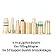 8 Pcs/Set Lighter Butane Gas Filling Adapter for S T Dupont Dunhill Dress/Rollagas DL