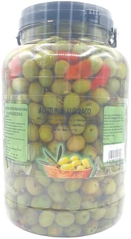 Aceitunas Chupa Dedos | Garrafa de 2,3 kg | Olivas Chupadedos Llo...
