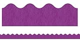 You-nique Purple Ridge Scalloped Borders
