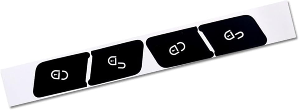 Button Repair Decal Sticker Set, For Mercedes-Benz C-Class W204 E-Class W212, For SLK R172 CLS W218 A-Class W176 B-Class W246, For GLK X204 Interior Switch Overlay