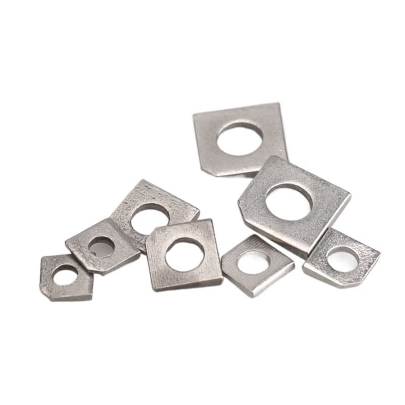 Ctongrun-Arandelas planas M6 -M30 Arandelas cónicas cuadradas Arandela de acero inoxidable, buena resistencia a la corrosión(5pcs,M30)