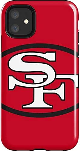 Skinit Impact Phone Case Compatible with iPhone 11 - Officially Licensed NFL San Francisco 49ers Retro Logo Design