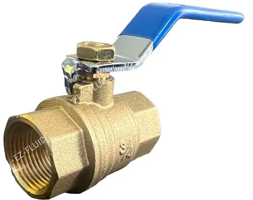 EZ-FLUID 3/4" Threaded Ball Valve, Female NPT IPS, Full Port