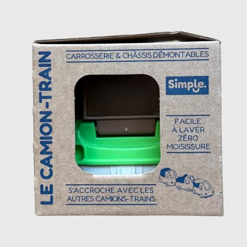 Simple, Dump Truck and Figurine, Made in France, 100% Recycled and Recyclable Plastic, Dishwasher Safe - Image 4