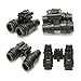 Aetheria PVS15 Night Vision Goggles Dual-Tube Binocular Night Vision Goggles Device for Tactical HuntingCosplay Prop (Black)