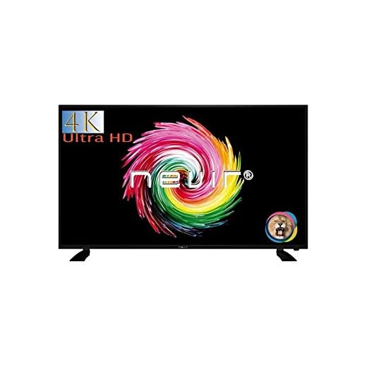 TV LED 55" - Nevir NVR-7903-55-4K2-N, Ultra HD 4K, TDT2, USB, HDMI, Negro