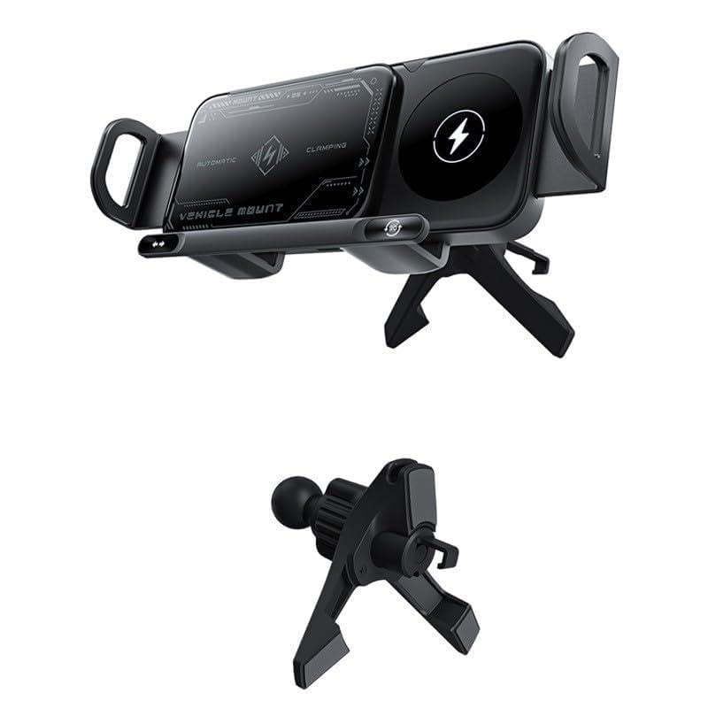 Cargador inalámbrico coche Citroen C4 C3 C5 soporte móvil carga rápida 15W