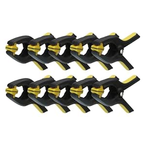 Duyeuau Federklemmen 10 Stück, stabile Schraubzwingen