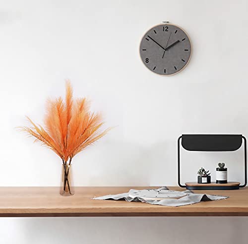 Fadun 3 Stücke Pampasgras 75CM Groß Pampasgras Deko Flauschige Kunstblumensträuße Pampasgras XXL Boho Deko Verwendet für Deko Modern Wohnzimmer Schlafzimmer Badezimmer Esstisch (Orange) Cover