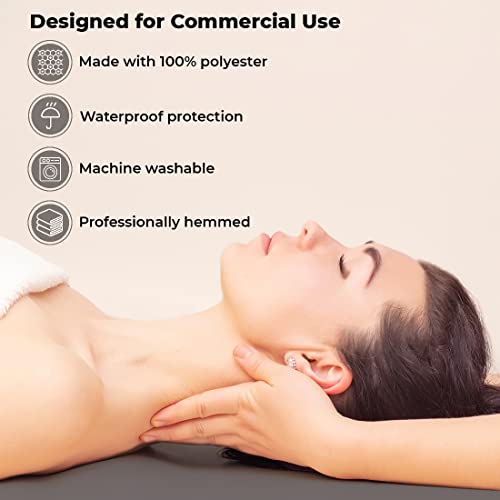Housse imperméable table de massage avec protection repose-visage ForPro lavable - 4
