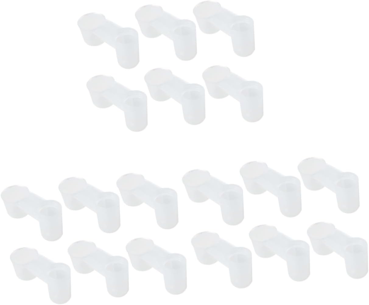 DOITOOL 30 Pcs Water Bottle Bird Drinker Birds Waterer Easter Island Statues Chicken Waters and Feeder Bottle Waterer Feeder Cup Automatic Drinking Fountain Parrot