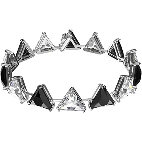 Swarovski Ortyx Triangle Cut Crystal Bracelet Jewelry Collection, Rose Gold & Rhodium Tone Finish