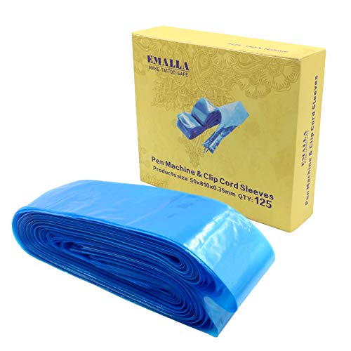 Tattoo Clip Cord Covers - Yuelong 125Pcs/Box Disposable Cartridge Tattoo Machine Covers Clip Cord Sleeves Bags Filter Pen Type Bags For Tattoo Accessories Tattoo Supplies #TOP5