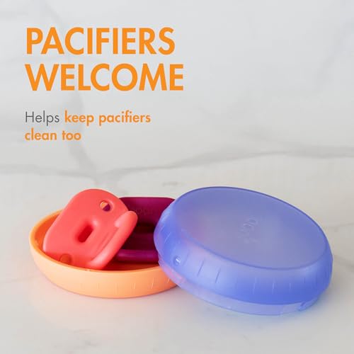 image for Boon Nursh Storage Buns - Baby Bottle Organizer & Storage - Holds Bott