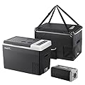 F40C4TMP Bundle - 3 Items: 30 Quart Portable Refrigerator, 30 Quart Insulated Protective Cover and 220Wh Portable Power Station