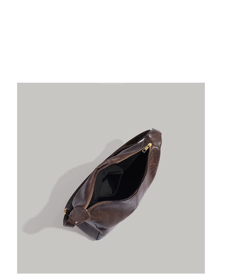 Women's Soft Leather Shoulder Bag Hobo Fashions Crossbody Casual Handbag Adjustable Straps Purse4