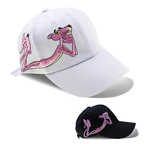 Taihemingna New Women Cotton/Embroidered Caps Flower Baseball Sport Golf Adjustable Breathable Sun Hat Baseball Running Cap Sunhat Mesh Sunbonnet Outdoor White