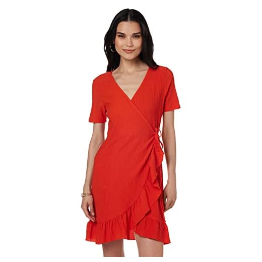 Vero Moda Vestido Corto Vmhaya Noos Ga, Picante De Orange, M para Mujer