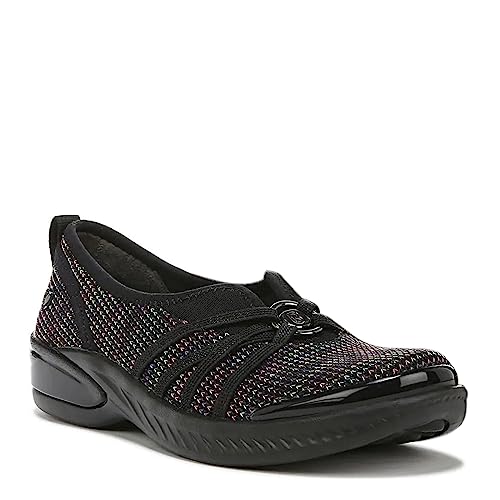 BZees Women's Niche Ballet Flat, Black Rainbow, 9.5 - Main Image