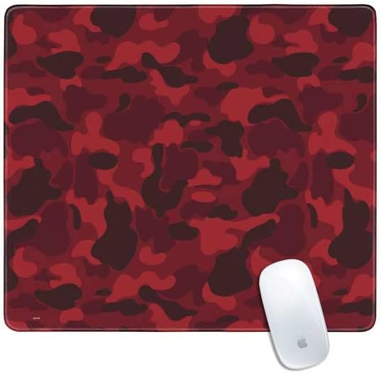 Vista 69 de Skinit Alfombrilla de mouse grande para juegos, diseño de camuflaje de dientes de tiburón con bordes cosidos, impermeable, base de goma
