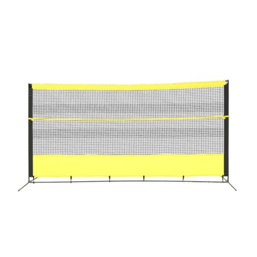 Aymzbd Tennis Net Practice Net with Weather Resistant Polyester and Solid Frame Suitable for Endurance Practice Skill Refinement Court