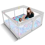 TODALE Baby Playpen, Medium Playpen for Babies and Toddlers, Indoor & Outdoor Kids Activity Center,