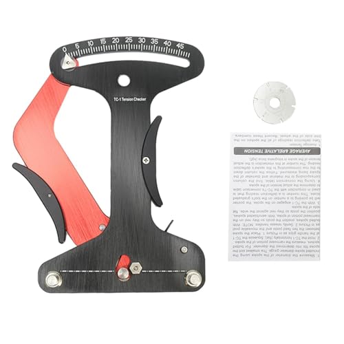 Londehuhai Bicycle Spoke Tension Meter Measuring Tool Adjustment Wheel Repair Road Bike Indicator Meter Tensiometer Tools with Specification Caliper(Color:Black)