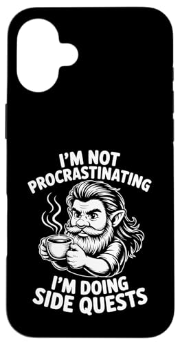 I'm Not Procrastinating Doing Side Quest Funny Humor �X�}�z�P�[�X iPhone 16 Plus �p