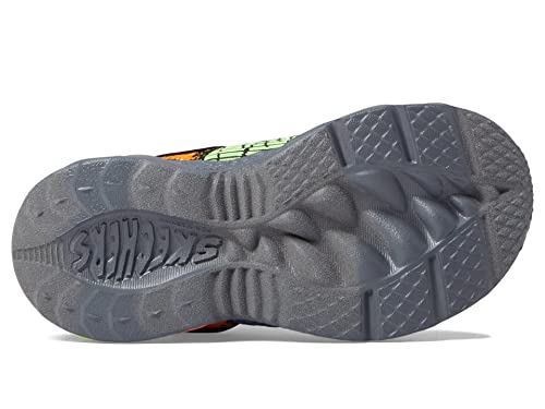 Skechers Kids Boy's Dino-Lights Sneaker, Black/Orange, 12 Little Kid #TOP2