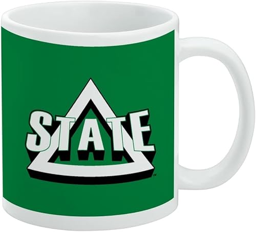 Vista 72 de Taza de cerámica con el logotipo principal de la Universidad de St. John, taza de regalo novedosa para café, té y bebidas calientes, 11oz, blanca