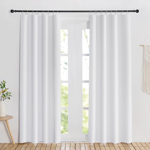 NICETOWN 100% Blackout Curtain Liners, Curtain Lining for Window, Cold Heat Light Noise Blocking Curtain Liners for Drapes Blackout, Thermal Panel Liners for Sheer Curtains, 1 Pair, 50" x 92" by NICETOWN - Image 8