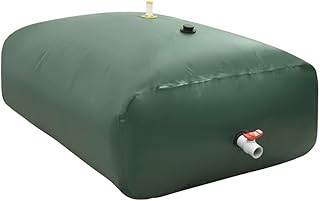 vidaXL Depósito de Agua Plegable Con Grifo, Bidón, Contenedor de Almacenaje, Tanque Para Jardín, PVC 5000 l
