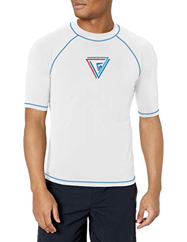 Kanu Surf Men's Big CB Extended-Size Rashguard UPF 50+ Swim Shirt