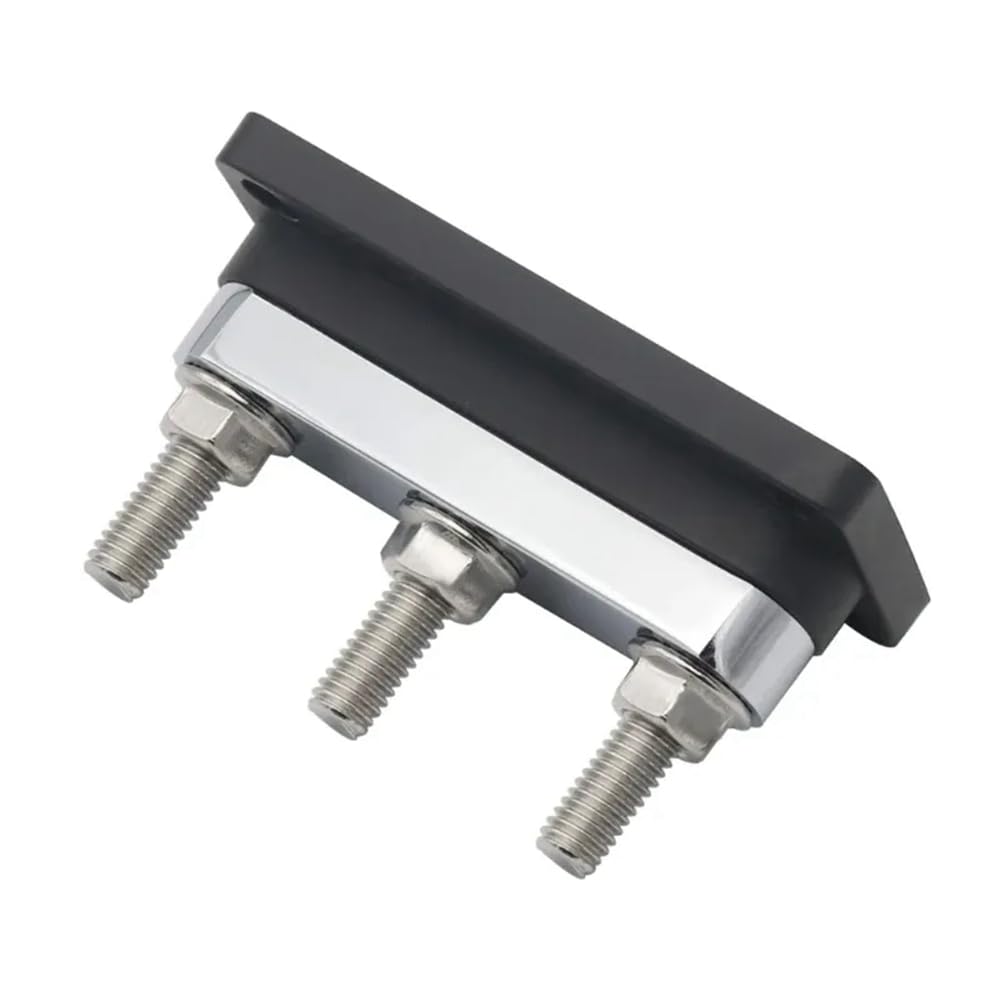 Sbarra Collettiva da 600 A, 3 Perni, Morsettiera In Rame Ad Alta Corrente M10 con Coperchio per Corrente Continua 12-48 V
