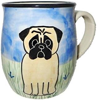 Karen Donleavy Designs Deluxe Mug FAWN Pug