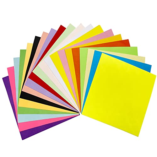 Origami Paper, Double Sided Color, 20 Colors, 200 Sheets-7.8