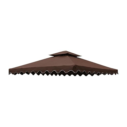 Gazebo Canopy Top Replacement Cover, 118x118 Inch, 10x10 2 Tier